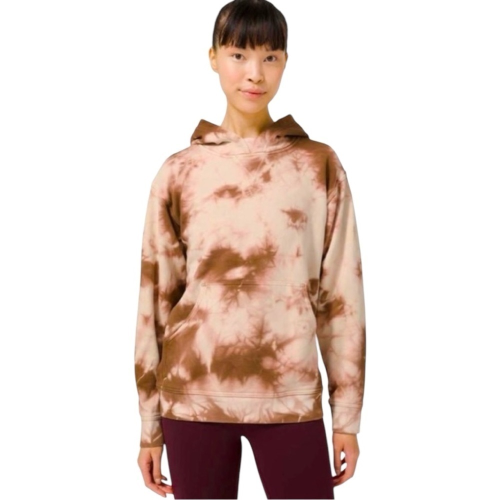Lululemon All Yours Hoodie Earth Dye Clay Size 6 Oversized Neutral - Picture 5 of 7
